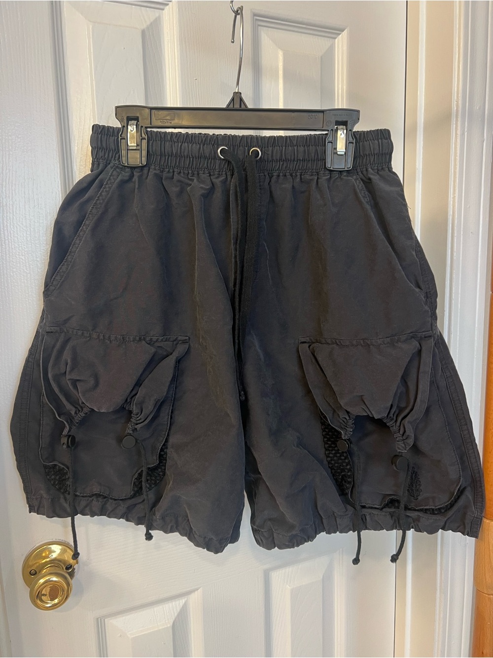 FP Movement by Free People Black In a Cinch Cargo Shorts